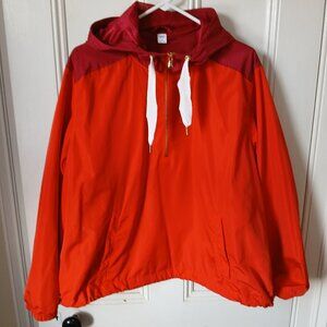 Old Navy Active rain hoodie anorak red XL new without tags